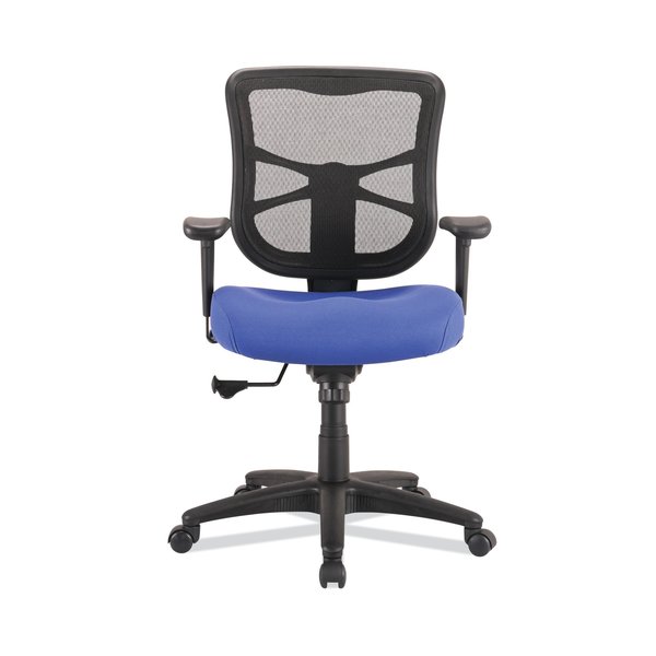 Alera Elusion Series Mesh Mid-Back Swivel/Tilt Chair, Up to 275 lb, 17.9" to 21.8" Seat Height, Navy Seat ALEEL42BME20B